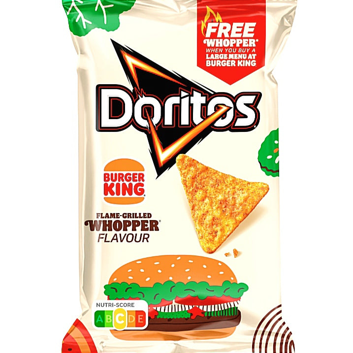 Doritos Flame-Grilled Whopper Burger King Flavour Tortilla Chips 170g