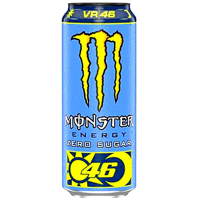 Monster Energy Valentino Rossi Zero 500 ml Dosen NL Import.