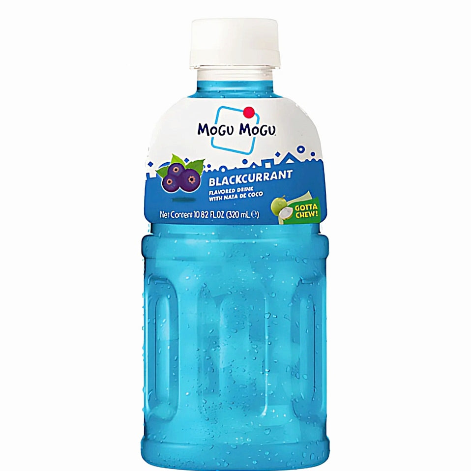 Mogu Mogu Blue (Black Current) Johannisbeere Getränk mit Nata de Coco 320ml