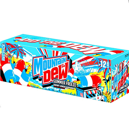 12 X Mountain Dew USA Summer Freeze 355 ml Dosen