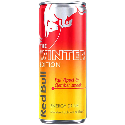 Red Bull Energy The Winter Edition Fuji-Apfel & Ingwer 250 ml Dosen NL